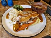 The Sunday Roast packed in a lot of rich food on the plate