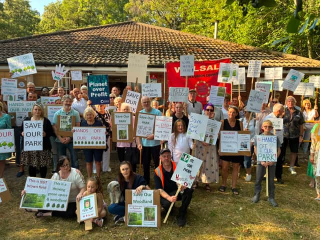 Reedswood Park July 2026 protest