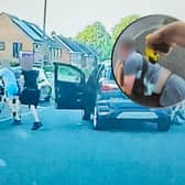 Police said that they 'tasered' a man following a scuffle