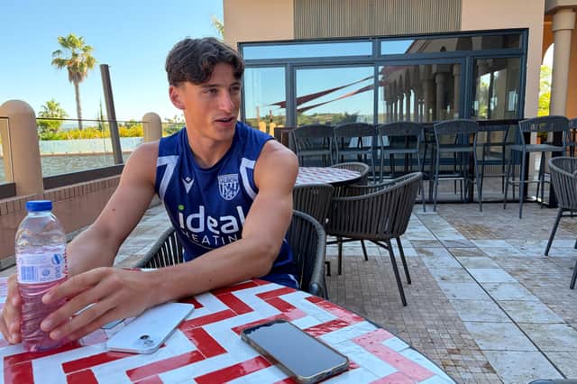 Albion's Barney Stewart in conversation with the Express & Star in Portugal in pre-season.