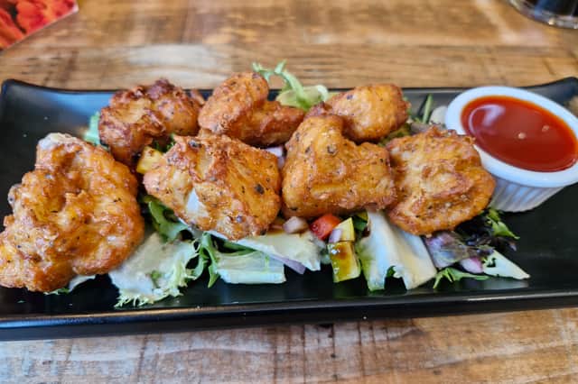 The cauliflower wings look great and taste even better