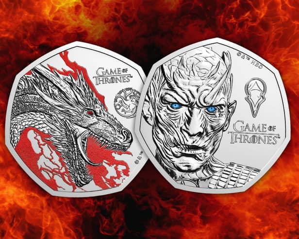 The Royal Mint has launched an official Game of Thrones coin collection celebrating 15 years of the hit fantasy series, with Ice and Fire designs available from £15.