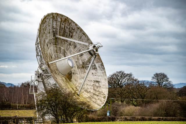 The Knockin Radio Telescope as captured by photographer Graham Mitchell before its clean-up.