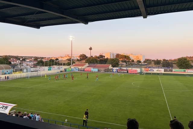 Estadio da Nora view from the press box