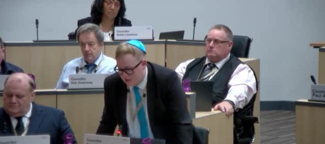 Councillor Corey Kendrick clashes with council leader Stephen Simkins