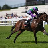 Celeron winning the Railway Stakes at the Curragh