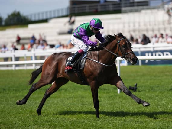 Celeron winning the Railway Stakes at the Curragh