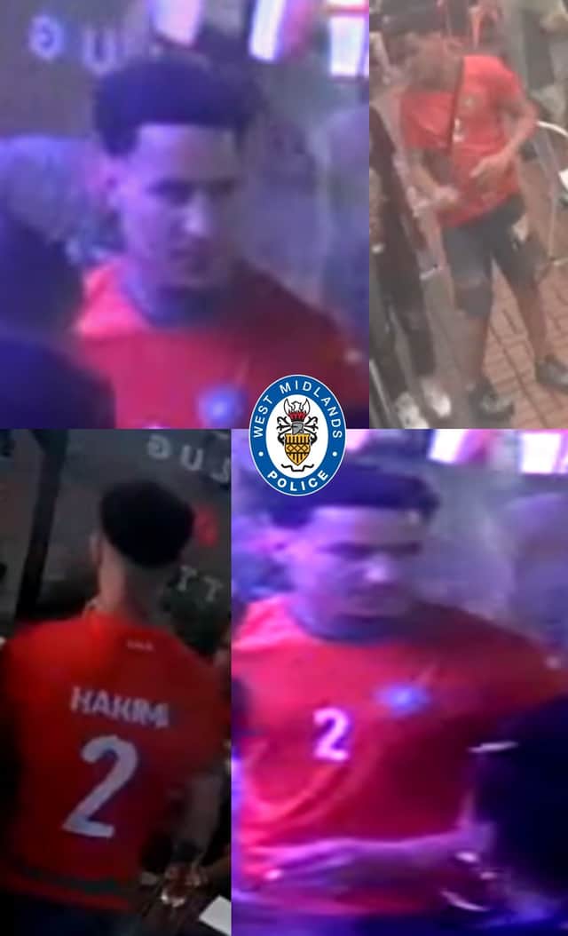 Police have issued these photos of a man they want to speak to