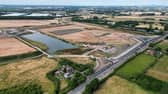 Fresh aerial images of the West Midlands Interchange, Gailey, which is under development.