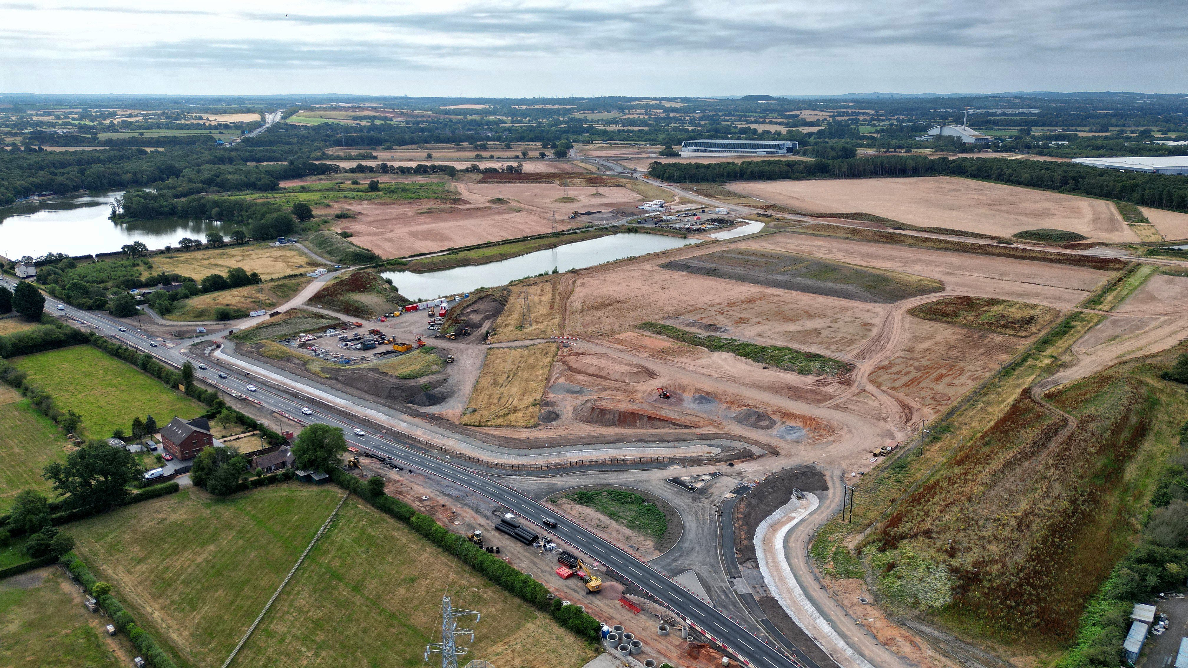 Early signs of progress emerge on West Midlands Interchange as major A5 ...