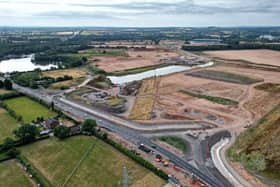 Fresh aerial images of the West Midlands Interchange, Gailey, which is under development.