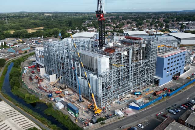 Work continues on the clean energy plant development off Fryers Road, Beechdale.