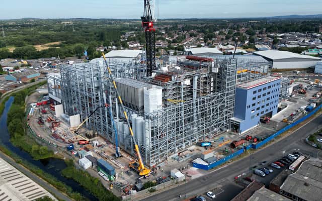 Work continues on the Encyclis clean energy plant development off Fryers Road, Beechdale, Walsall