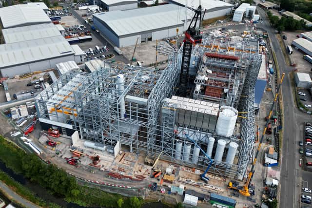 Work continues on the clean energy plant development off Fryers Road, Beechdale.