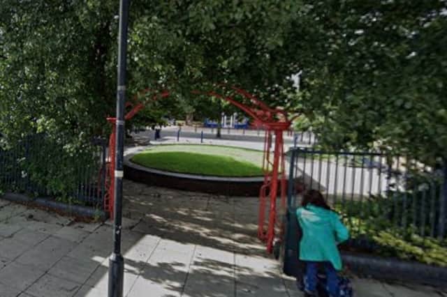Before: How the site looks at the moment, viewed from the bus station
