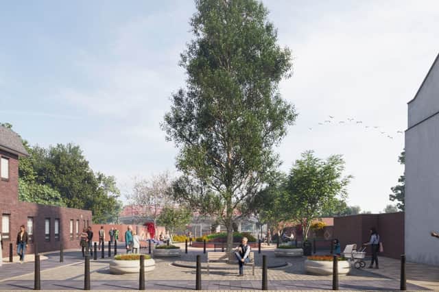 After: How the view from Church Street will look if the scheme is approved