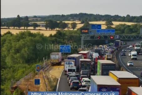 M5 congestion near Junction 4A
