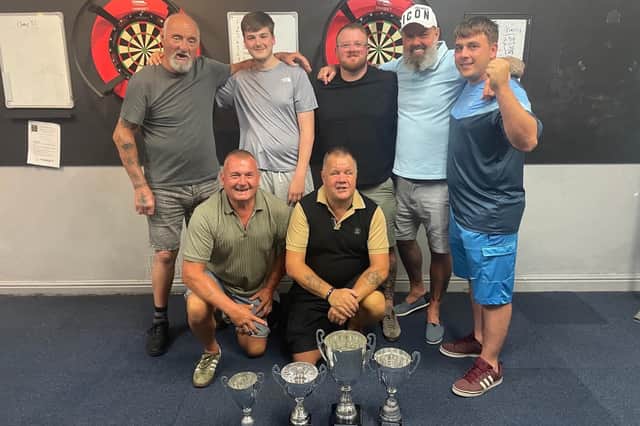 Parkes Hall, who won the Coseley Friday league and cup
