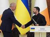 Micheal Martin and Volodymyr Zelensky