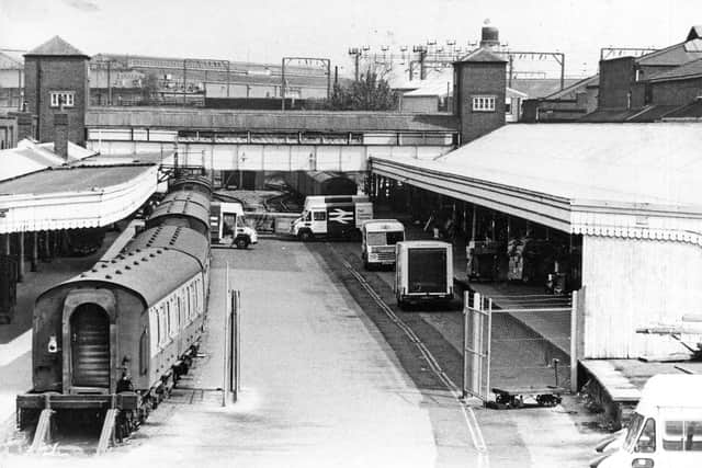 Wolverhampton Low Level Station pictured in May 1978