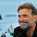 New Germany head coach Jurgen Klopp smiles during a press conference