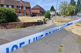 Scene of stabbing on Dimbles Lane, Lichfield