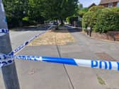 Scene of stabbing on Dimbles Lane, Lichfield