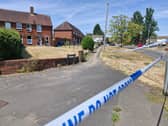 Scene of stabbing on Dimbles Lane, Lichfield