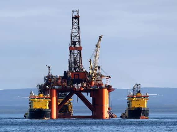 An oil rig