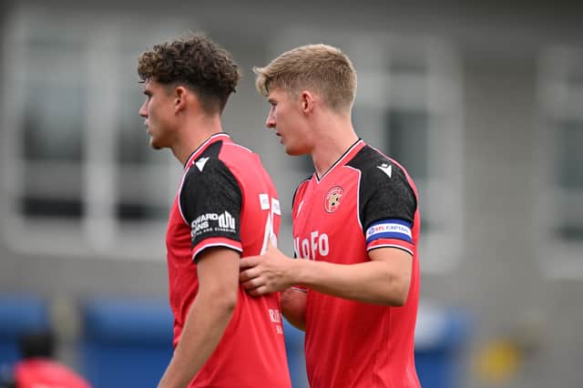 Summer signing James Connolly played in the first half on his Walsall appearance - and also wore the captain's armband.