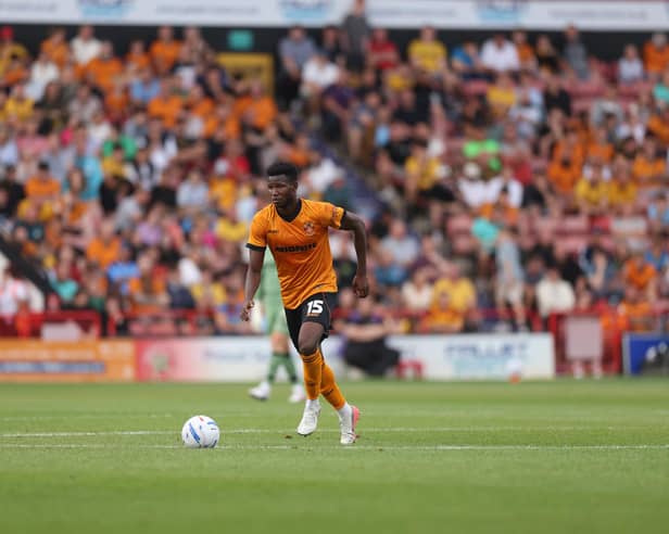 Wolves defender Yerson Mosquera scored their third goal against Racing Santander on Saturday.