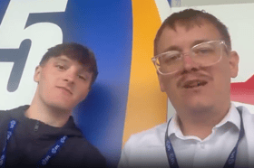 Albion correspondent Lewis Cox chats to Shrewsbury reporter Luke Powell after the Baggies' 4-1 win in Shropshire.