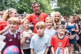 James Lewis returns after his challenge to raise funds for St Giles Hospice