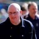 Falkirk manager John McGlynn atCeltic Park