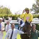 Jockey Kaiya Fraser on Dr Rascal won the Vintage Stakes