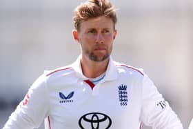 Joe Root in the field with England