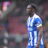 Danny Welbeck in action for Brighton at Burnley