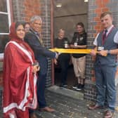 Councillor Shazu Miah, the Mayor of Kidderminster, officially opened the SVR's Coffee Express