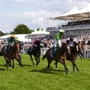 Jm Jungle and Jason Hart after winning the King George Stakes