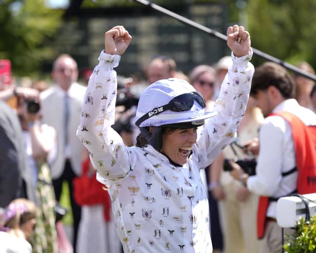 Imaan Rasul-Healer celebrates winning the Magnolia Cup
