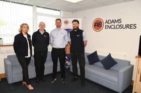 Directors Hannah Adams, Simon Banks, Thomas Adams and James Adams at Adams Enclosures