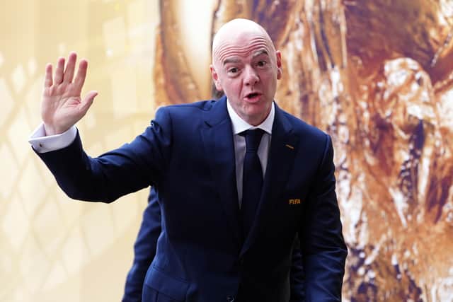 Fifa president Gianni Infantino 