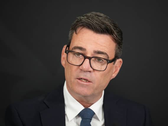 Prime Minister Andy Burnham during a National Economic Council meeting at No 10 North, located in Heron House, central Manchester