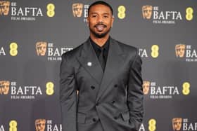 Michael B Jordan at the Baftas
