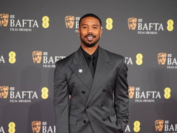 Michael B Jordan at the Baftas