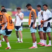 Valentin Barco during Argentina training