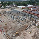 The new Aldi in Stourport is starting to take shape