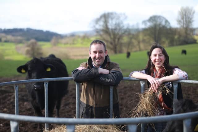 Charlotte and Ben Hollins of Fordhall Farm