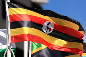 The Ugandan flag