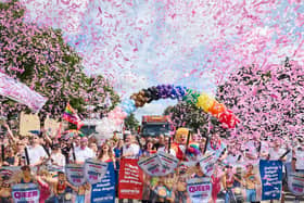Participants at the start of the Hamburg Pride 2026 parade